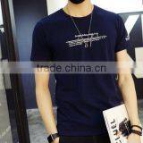 Summer Men's T-shirt Short-sleeved Summer Wear Round Collar Render Unlined Upper Garment thumbnail-3