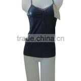Nice Quality New Style Seamless Woman Underwear Sexy Lingerie Ladies V-neck Camisole W/lace thumbnail-1