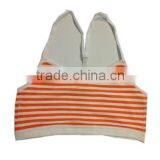 Seamless Stripe Sport Tank Top Cami Bra With Mesh Back and Color Yarn thumbnail-1