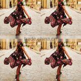 New Fashion Chiffon Short Front Long Back One-piece Women Dress thumbnail-3