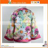 2017 Girls Flower Suncreen Cardigan Design Salwar Kameez for Children thumbnail-3