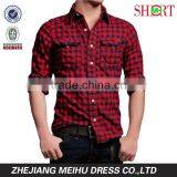 Twin Chest Pocket Slim Fit Checked Soft Brush Flannel Shirt thumbnail-1