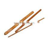 10mm - 3mm Natural Bamboo Single Pointed Afghan Tunisian Crochet Hooks Needles thumbnail-3
