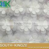 2016 Fashion Lace Fabric Multicolor 3D Flower Chiffon 130cm Double Layer Embroidered DIY Wedding Dress Clothing Accessories s 20 thumbnail-6