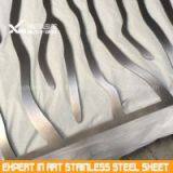 Home Decor Color Stainless Steel Restaurant Folding Screen Room Divider thumbnail-2