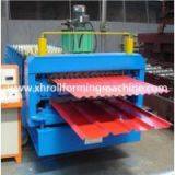 Corrugated Metal Colorful Coating Steel Double Layer Roofing Roll Forming Machine