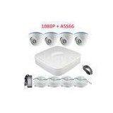 HD NVR Surveillance System With 4 Full 1080P HD Cameras CE RoHS Certification