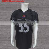 FREE SAMPLE short sleeve mens American football shirt with high quality