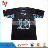 Ditigal Printing New Style T-shirts Custom Sublimation Full Dye Black Baseball Tops/jerseys thumbnail-2