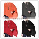 Latest Women's Knittedwool Poncho Fashion Irregular Sweaters thumbnail-2