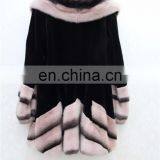 Original Import Mink Fur Coat Jacket New Dyed Fashion Woman Best Selling Long Mink Fur Coat thumbnail-3