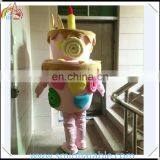 High Quality Birthday Cake Costume, Plush Cake Mascot Costume, Advertising Cosplay Costume for Party Celebration thumbnail-2