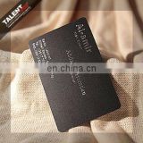 custom private design hot stamping silver plastic Business card