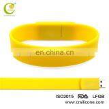 Dongrong USB Gadgets OEM Silicone 48GB Weeding Gift Rubber Wrist Band Usb Flash Drive thumbnail-2