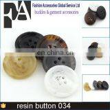 Resin Plastic Beads Button Round With Hole Toggle Ball Button thumbnail-1
