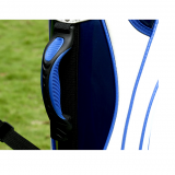 Blue and White Color PU Leather Golf Stand Bag thumbnail-2