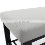 Customized Fabric Hallway Shoe Rack Seat With Metal Steel Double Size Bench Organizer Holder Rack Living Room Furniture thumbnail-7