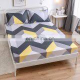 2020 Comfort Knit Polyester Flat Fitted Sheet Patterned Counterpane Mattress Pad Cover Protector With Lace From China thumbnail-5