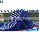 Cheap Commercial Amusement Swimming Pool Six Lane Inflatable Water Slides With Pool thumbnail-4