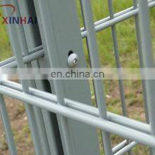 Black Welded Wire Fence Mesh Panel Farm Wire Mesh Fence Double Wire Fence thumbnail-5