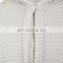 Ladies Super Chunky Half Sleeves Cardigan With Hood thumbnail-4