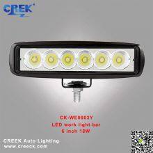 6 INCH 18W LED WORK LIGHT BAR thumbnail-1
