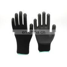ESD Polyester/Nylon Shell PU Palm Coated Workplace Use Glove for Electronics Workers thumbnail-3