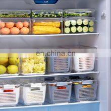 Kitchen Plastic Drawer Containers Food Egg Holder Lid Fresh-keeping Refrigerator Fridge Organizer Container Set Egg Storage Box thumbnail-4