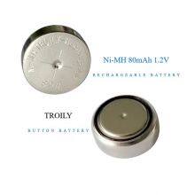 TROILY 1.2V40mAh NIMH Button Rechargeable Battery for LED Solar Auto Tail Light thumbnail-2