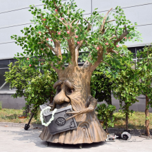 Newest good quality durable attractive customizable life size animatronic talking tree for festival