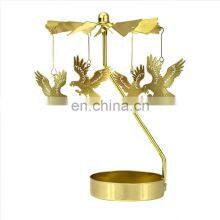 Brand Customization Christmas Tree Carousel Candle Rotating Candlestick Spinning Candle Holder Rotary Tealight Candle Holder thumbnail-4