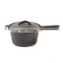 Plain Black Large Cast Iron Hot Jambalaya Pot Rice Cooker And Cook Pans Price thumbnail-4