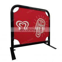 Outdoor Cafe Barricade Metal Barriers Road Safety Products Barrier Crowd Control Mesh thumbnail-1