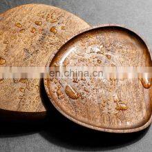 Hot Sale Wooden Tray Decor for Coffee Table Original Round Board Set Vietnam Supplier thumbnail-4