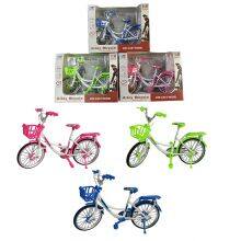 XINYU 1:8 Scale Girl Bicycle Die-cast Metal Vehicle Toy Stimulated Bike Model thumbnail-1