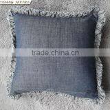 Home Decor Pillow With Tassel thumbnail-2