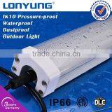 IP65 Led Fixture 2015 Brightness Tube 4tube Outdoor Fixture Tri-proof Outdoor IP66 ETL DLC Approval