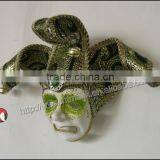 Funny Mask Wedding Latest Carnival of Venice Masquerade Export Italian Handmade Decorative Pendant Small Full-face Mask No. thumbnail-3