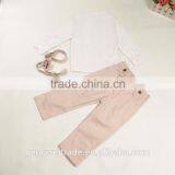 New 2015 Autumn Baby Boy Suit Handsome Boys Clothing Set With Adjustable Straps Shirt+pants thumbnail-3