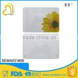 wholesale heat surface shiny resistantn melamine breakfast board