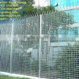 hot dip galvanized grating fence. galvanized steel safety fence. galvanized steel grating fencing