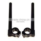 BJ-COHB-045 Aftermarket CNC Billet Alloy 45mm Sportbike Clip On Handle Bar For Honda CBR600RR thumbnail-3