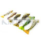 Kmucutie CHS006 Soft Shrimp Lure 5 Sections Body Live Smart Shrimp Bait for Octopus thumbnail-6
