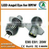 20W Super Bright Led Angel Eye for E90 E91 With Xenon Pre-LCI