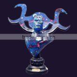 MARVEL Legend Blue Translucent Cheap Plastic Bust/ Trophy thumbnail-1