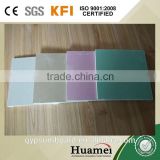 Pink and green fire and water proof paper faced gypsum board /plasterboard/gypsum board/drywall made in China