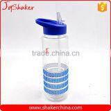 600ML 800ML Custom Brand Plastic Drink Bottle With Straw thumbnail-2