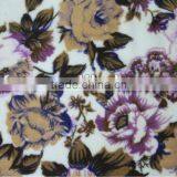 Royal Coral Fleece With Flower Print thumbnail-1