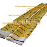 fire retardant three-layer insulated layflat aircraft air conditioning duct