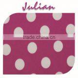 African Lace Fabrics Denim White Dot on Rose Red Poly Milk Fiber Fabric Spandex Fabric 4way Strentch thumbnail-1